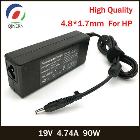 QINERN 19V 4.74A 90W 4.8*1.7mm AC Laptop Charger Power Adapter For HP G70/G70t/G71 Laptop Adapter For HP Portable Charger ► Photo 1/5