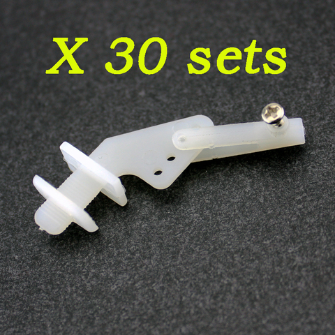 10 sets 20 sets 30 sets Medium Nylon Control Horn and Clevis 21mm Set Rudder Servo Ailerons Elevators For RC Fixed Wing Airplane ► Photo 1/3