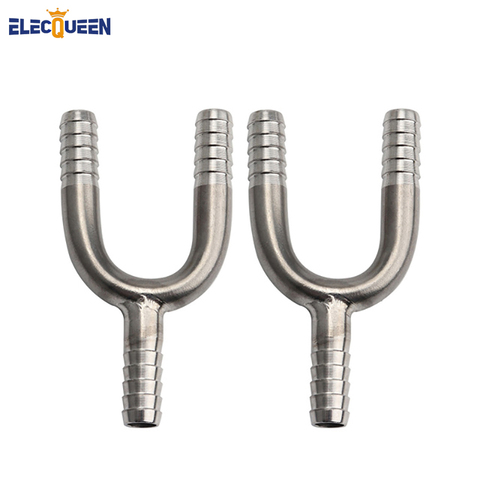 2pcs/Lot Hose Splicer Type U Shaped Fitting ,Stainless steel U-Shaped Hose Barbed Fitting With 8mm Beer Hose Home Brewing ► Photo 1/6