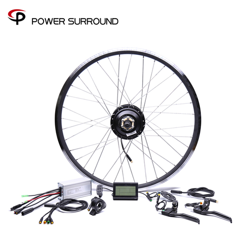 Waterproof 48v500w Bafang Front/rear Electric Bike Conversion Kit Brushless Hub Motors 20'' 26'' 28''diy Wheel  ► Photo 1/1