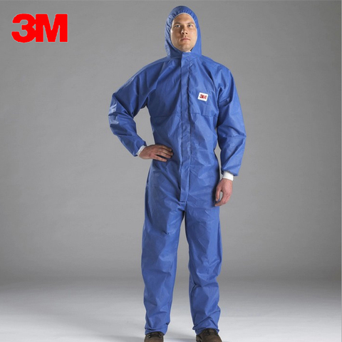 3M 4532 Protective Coverall CleanRoom Clothes Anti static Anti chemical liquid splash Radiation protection effective particles ► Photo 1/6