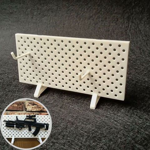 1/6 Scale Weapons Display Wall Show Storage Holder Stand For Action Figures Modular Gun Rack Models ► Photo 1/6