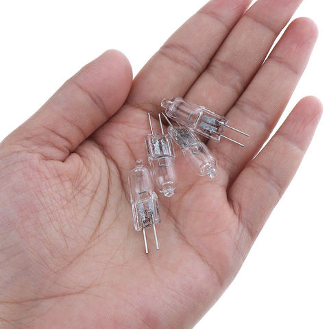 20PCS/Lot Ultra G4 DC 12V 20W Halogen Lamp Bulb Inserted Beads Crystal Lamps Low Price For Wall Lamp Clear Glass Each ► Photo 1/6