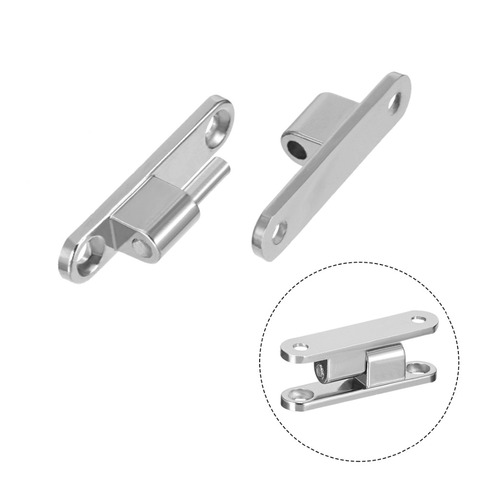 Uxcell Hot Sale 3Pcs Cupboard Zinc Alloy 36 x 10 x 10mm 2.5mm Dia. 90 Degree Detachable Door Hinge Silver Tone ► Photo 1/1