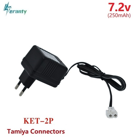 7.2v Charger for NiCd NiMH battery pack Input 100v-240v Output 7.2V 250mAh Tamiya Connectors 7.2v charger For RC toys cars tanks ► Photo 1/2