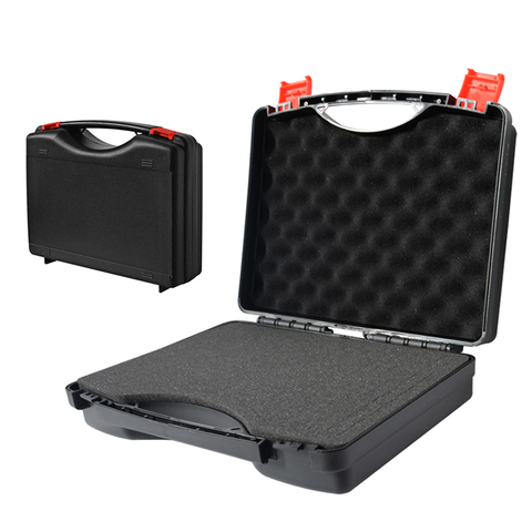 280x230x80mm ABS Plastic Storage Toolbox Safety Instrument Tool Box Equipment Instrument Tool Case Dry Box Shockproof with Foam ► Photo 1/6