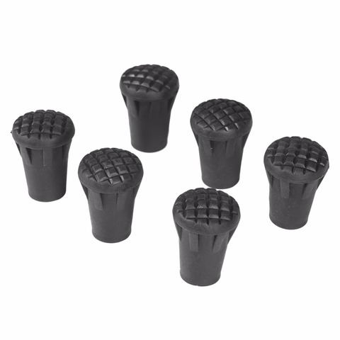 6Pcs Trekking Pole Rubber Tip 33mm Walking Stick Tips End Caps  Nordic Walk Stick Cane Cap Cover Protector Replacement ► Photo 1/6