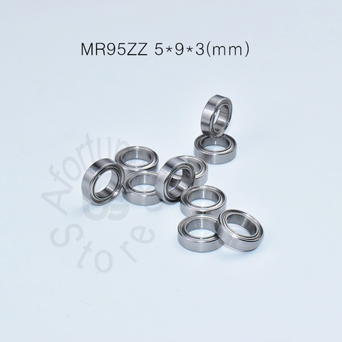 MR95ZZ 5*9*3(mm) 10pieces bearing metal sealed free shipping ABEC-5 chrome steel miniature bearings hardware Transmission Parts ► Photo 1/6