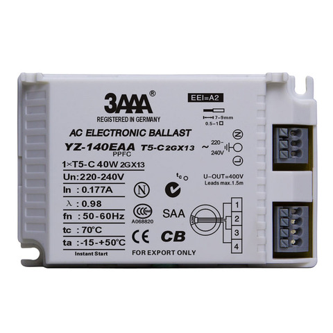 YZ-140EAA  40W AC 220-240V  Fluorescent Lamp Electronic Ballast For T5 Ring Lamp Standard Reator ► Photo 1/1