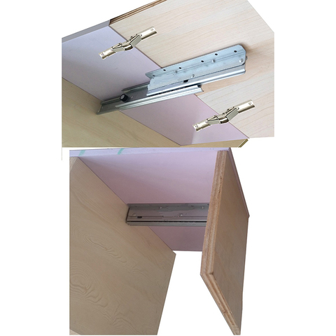 (1 slide+2 hinges)/Lot extendable table slide hardware fitting table top extension RV folding table ► Photo 1/4