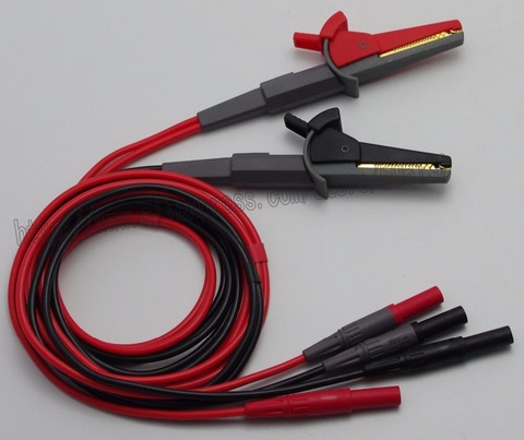 LCR Meter Test Leads Lead Terminal Kelvin Clip Test Probes 4 Four Wires  ► Photo 1/6