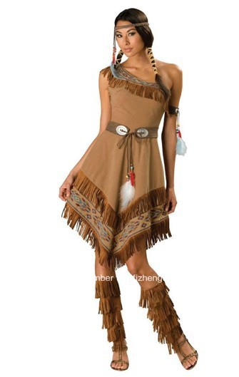 Pocahontas Indian Sexy Costume - Women Indian Costumes