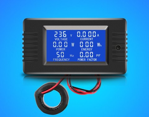 AC 80V~260V 100A Digital Voltage Current Meter Watt Kwh Power Energy Voltmeter Ammeter ► Photo 1/4