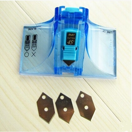 LifeMaster DaFa 45 Degree and 90 Degree Mat Cutter (2 Cutters + 3 Spare Blades) Utinity Knife ► Photo 1/4