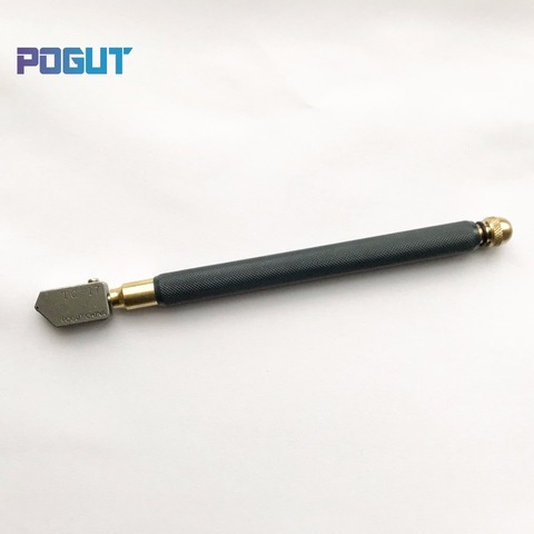 Free Shipping POGUT CHINA Glass Tile Cutter TC-17 Metal Handle for 3-10mm Glass Straight Cutting Brass Spareparts Toyo type ► Photo 1/1