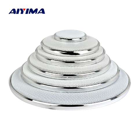 AIYIMA 2Pc Audio Speakers Altavoz Prtatil Protective Cover 1/2/3/4/5/6.5 Inch Protective Mesh Net Grille DIY Car Speaker Column ► Photo 1/6