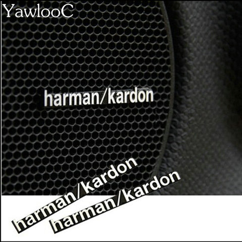 3D Harman/Kardon hi-fi speaker stereo speaker aluminum badge emblem Sticker Car Accessories Styling ► Photo 1/2