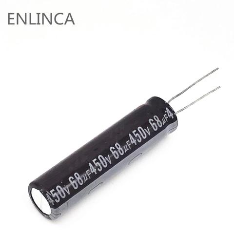 6pcs/lot 68UF 450v 68UF aluminum electrolytic capacitor size 13*50 S101 20% ► Photo 1/1