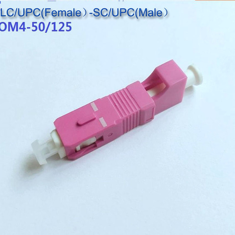 New Optical Fiber Connector LC Female-SC Male Fiber Adapter LC-SC Single Mode / Multimode Adapter Flange Coupler Adapter Special ► Photo 1/1
