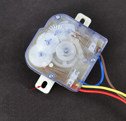 Universal Washing Machine Parts timer with 3 wires 220V 3.5A DXT15SF-G install distant 6.5-7.5cm ► Photo 1/4