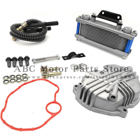 Oil Cooler  radiator Dirt Pit Bike Monkey Racing Motorcyle High performance refires accessories Kayo BSE Curved beam Bike ► Photo 1/6