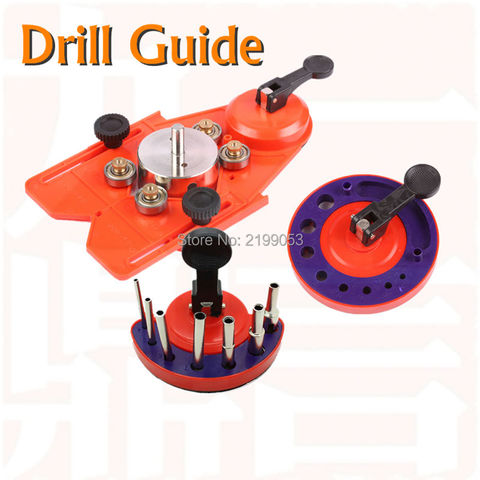 Adjustable Diamond Opening Locator Drill Bit Tile Glass Hole Saw Core Bit with Vacuum Base Sucker Drill Guide ► Photo 1/6