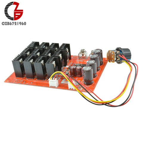 3000W 60A 50V Speed Controller PWM Motor Speed Regulator DC 10-50V Voltage Regulator Control Switch for LED Light Emitting ► Photo 1/6