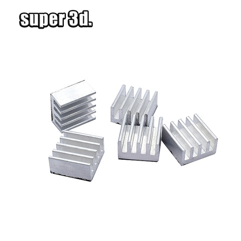 5/10pcs Stepper Driver A4988 Heatsink Aluminum Silver Heat Sink For 3D Printer Multiple options ► Photo 1/6