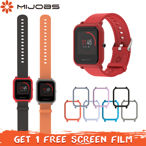 Buy Online Mijobs mm Silicone Wrist Strap Protector Case Cover For Xiaomi Huami Amazfit Bip Bit Pace Lite Youth Smartwatch Bracelet Strap Alitools