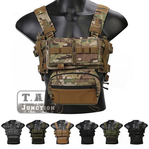 Emerson MK3 Tactics Chest Rig Micro Fight Hunting Shooting MK3 Modular Lightweight Chest Rig w/ 5.56 MOLLE Magazines Pouch SACK ► Photo 1/6