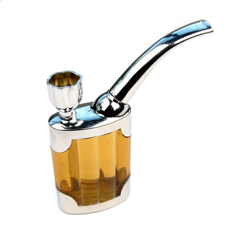 Popular Bottle Water Pipe Portable Mini Hookah Shisha Tobacco Smoking Pipes  Gift of Health Metal Tube Filter Filtration - Price history & Review, AliExpress Seller - Shop2856019 Store