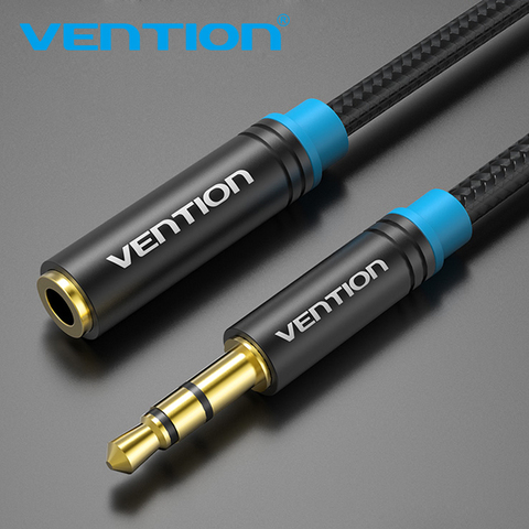 Vention Jack 3.5mm Male to Female Audio Cable Headphone Aux Audio Extension Cable 3m 5m for Computer Headphone Cellphone MP4 ► Photo 1/6
