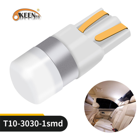 OKEEN Car T10 Led Canbus 6000K White T10 w5w Led Bulbs DRL Turn Parking Width Interior Dome Light Reading Lamp 12V Car Styling ► Photo 1/6