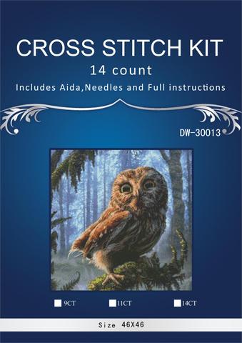 Embroidery,DIY Animal, Owl,Painting,Full Needlework,Cross stitch,kits,14CT Cross-stitch,Sets For Embroidery, ► Photo 1/1