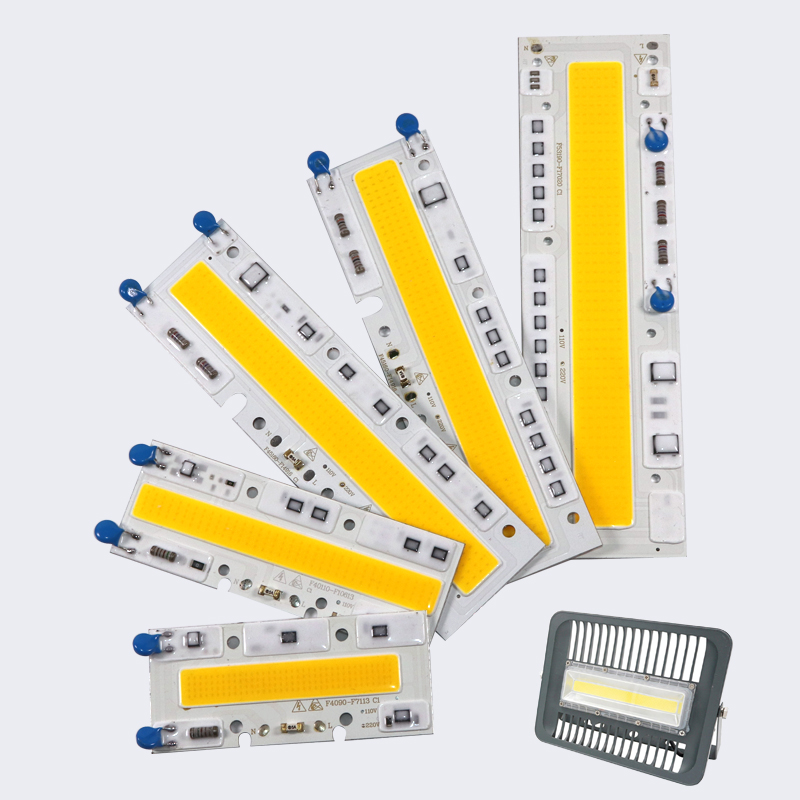 AC 110V 220V COB LED Strip Light High Power Lamp Chip 20W/30W/50W/70W/100W/150W 