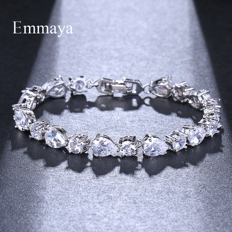Emmaya Luxurious AAA Zircon Elements 3 Colors Austrian Crystal Bracelets Fashion Jewelry For Women Love Gift Party ► Photo 1/6