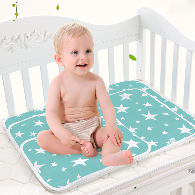 Baby Waterproof Sheet Urine Changing Pads Urine Pad Cartoon Reusable Infant  Bedding Nappy Burp Mattress Changing Mat - AliExpress