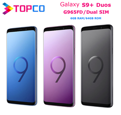 Samsung Galaxy S9+ Duos S9 G965FD Dual Sim Original Mobile Phone Exynos Octa Core 6.2" Dual 12MP 6GB RAM ROM NFC - Price history & Review | Seller -
