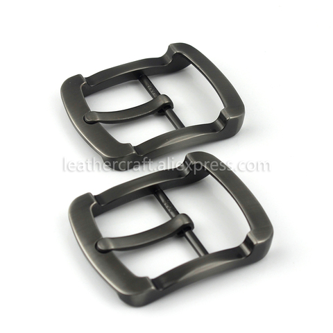 1pcs Metal Brushed Belt Buckle Men Center Bar Single Pin Buckle Fit for 37-39mm Belt Leather Craft Accessory ► Photo 1/6