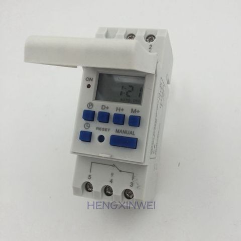 Microcomputer timer AHC15A  TP8A16  Electronic Programmable Digital TIMER SWITCH Relay  220V 16A Din Rail THC15A ► Photo 1/6