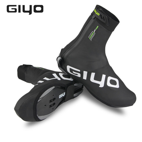 GIYO Waterproof Cycling Overshoes Bicycle Shoes Covers Bike Reflective Windproof MTB Road Winter Fleece Warm Bike Lock Protector ► Photo 1/6