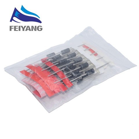 100pcs/lot 1N4148 1N4007 1N5819 1N5399 1N5408 1N5822 FR107 FR207,8values=100pcs,Electronic Components Package,Diode Assorted Kit ► Photo 1/2