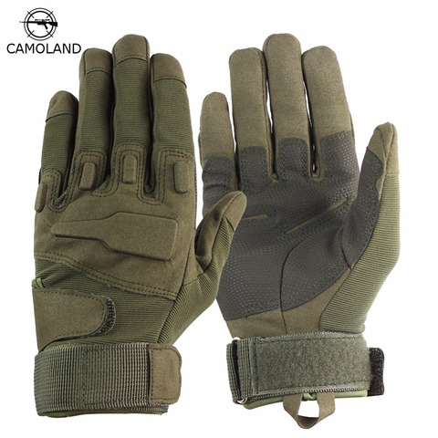 2022 US Army Tactical Gloves Outdoor Sports Full Finger Combat Motocycle Slip-resistant Mittens Air Force Military Gloves ► Photo 1/6