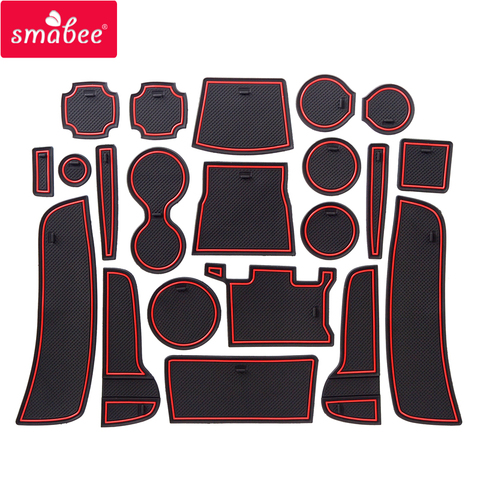smabee  Gate slot pad Car Mat Anti Slip For RENAULT KADJAR 2015-2022 Interior Door Pad/Cup ► Photo 1/6