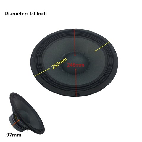 HiFi Powerful Audio Subwoofer 10 Inch Quality KTV DIY Acoustic Louder Speakers Box Woofers 8 Ohm ► Photo 1/4