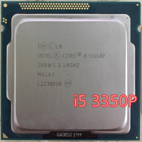  INTEL CORE i5-3350P i5 3350P I5-3350P  3.1GHZ desktop processors CPU Socket LGA 1155 pin ► Photo 1/1