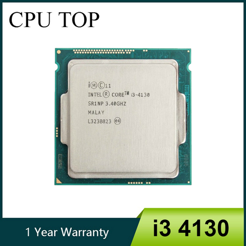 Intel Core i3 4130 3.40GHz 512KB/3MB Socket LGA1150 Haswell CPU Processor SR1NP ► Photo 1/2