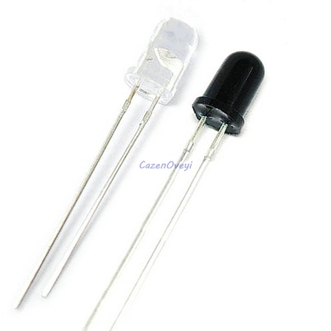 100pcs/lot=50pairs 3mm 940nm LEDs infrared emitter and IR receiver diodes EACH In Stock ► Photo 1/1