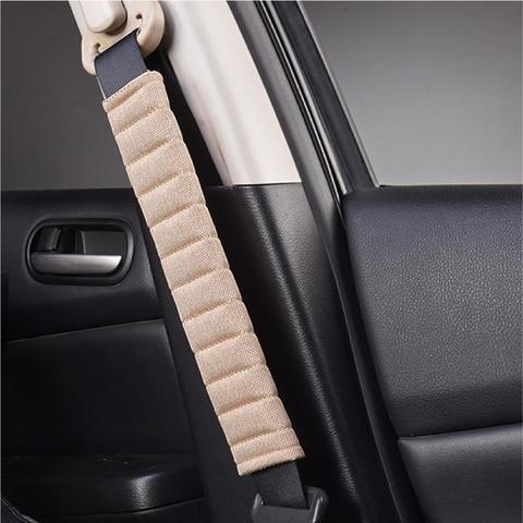 2Pcs Stylish Car Vehicle Seat Belt Shoulders Pads Covers Cushion Breathable Safety Shoulder Protection seat belt ► Photo 1/6