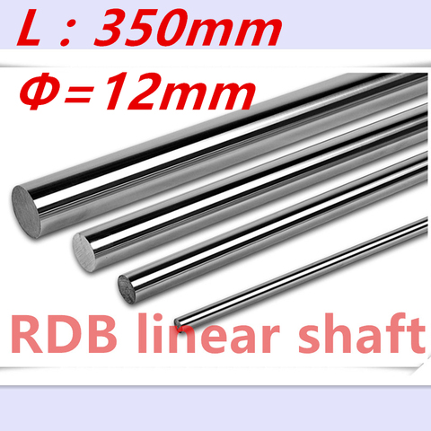 New 12mm linear shaft  350mm long linear rail 12x350mm CNC linear shaft hardened rod linear guide rail cnc parts ► Photo 1/1